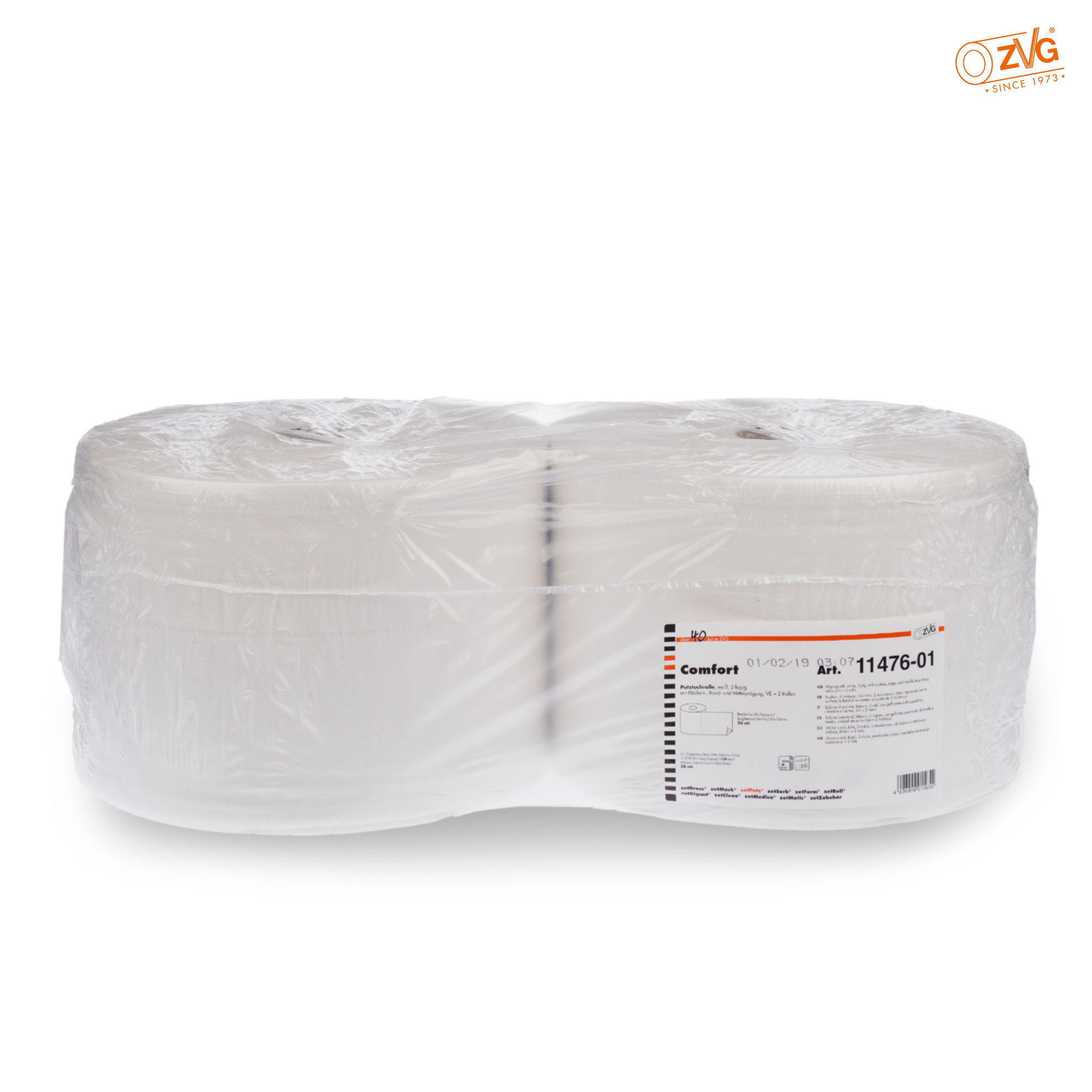 Putztuchrolle Comfort, 2-lagig ( VPE 2, 26x36 cm ) Putztuchrolle Comfort, 2-lagig ( VPE 2, 26x36 cm )